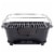 Bruntmor BBQ Grill, Heavy Duty Pre-Seasoned Cast Iron, 14 x12 Perspective: back