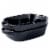 Bruntmor 9 x5  Matte Black Baking Pans Set of 4 | Ceramic Bakeware Perspective: back