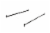 Hollywood Bed Frame Hook On Bed Rails Twin/Full in Coffee Perspective: back