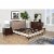 Hollywood Bed Frame Full Bedder Base in Black Perspective: back