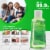 WBM Care Hand Sanitizer Gel, Moisturizing Natural Aloe, 80% Alcohol, Pack of 6/60 ml Each Perspective: back