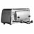 Compact Toaster Oven, Black TO-621 Perspective: back