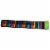Riptunes ERK-4902 Roll It Up Musical Keyboard with 49 Colorful Keys, Green Perspective: back