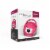 Riptunes CD player Boombox- Portable Black Aux-In CD Boombox, AM/FM Radio- Pink Perspective: back