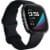 Fitbit Sense in Carbon and Graphite Perspective: back