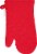 MUKitchen® Crimson Oven Mitt Perspective: back