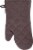 MUKitchen® Gray Cotton Oven Mitt Perspective: back