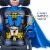 KidsEmbrace DC Comics Batman Combination 5 Point Harness Booster Car Seat, Blue Perspective: back