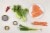 Home Chef Meal Kit Perfect Teriyaki Ginger Salmon With Stir-Fried Bok Choy And Carrots Perspective: back