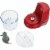 Brentwood MC-109R 1.5 Cup Kitchen Countertop Mini Food Chopper Processor, Red Perspective: back
