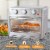 Brentwood Select AF-2410S 24-Qt. 1,700-Watt Stainless Steel Convection Air Fryer Toaster Oven Perspective: back