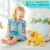 KOVOT Plush Mother Duck & 3 Quacking Baby Ducklings Perspective: back