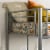 Distinct Metal Twin Loft Bunk Bed in Silver by Walker Edison Perspective: back