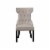 Alpine Furniture Manchester Set of 2 Wood Dining Side Chairs in Light Grey-Black Perspective: back