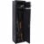 American Furniture Classics 5 Rifle Metal Home Gun Safe Storage Cabinet, Black Perspective: back