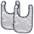 DEN NFL 2PK Baby Bibs Perspective: back
