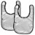 Master Pieces Pittsburgh Steelers Baby Bibs Perspective: back