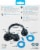 JLab Audio Go Work Headphone - Black Perspective: back