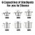 Cook N Home Professional Sauce Pot Stockpot Saucier Casserole Pan with Lid, 5 QT, Silver Perspective: back
