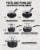 Cook N Home Pots and Pans Nonstick Kitchen Cookware Set with Stay Cool Handle Perspective: back