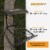 Muddy The Boss XL Wide Stance Hang On 1 Person Deer Hunting Tree Stand Platform Perspective: back