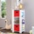 RiverRidge 2-Piece Traditional Fabric Folding Storage Bin Set in Red Perspective: back