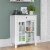 RiverRidge Danbury Two-Door Transitional Wood Floor Cabinet in White Perspective: back