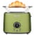 Sencor Light Green 2-Slot Toaster with Digital Button and Rack Perspective: back