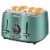 Sencor 4-Slot Toaster with Digital Button and Rack - Green Perspective: back