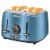 Sencor 4-Slot Toaster with Digital Button and Rack - Blue Perspective: back