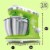 Sencor Stand Mixer with Pouring Shield - Green Perspective: back
