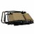 Sunnydaze Zero Gravity Lounge Lawn Chair with Pillow and Cup Holder - Khaki Perspective: back