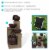 Sunnydaze 30  Cascading Terra Bowls Solar Outdoor Water Fountain w/ Battery/ LED Perspective: back