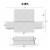 Reversible Sofa Protector - Gray/Mist Perspective: back