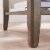 Leick Home 10505-GR Laurent Narrow Wood End Table with Shelf in Smoke Gray Perspective: back