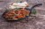 Victoria Cast Iron Fajita Skillet Perspective: back