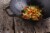 Victoria Cast Iron Wok Perspective: back
