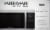 Faberware® Stainless Steel/Platinum 1100 Watt Microwave Oven With Smart Sensor Perspective: back