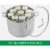 McSunley Stainless Steel Canner - 21.5 QT Perspective: back