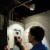 Mr Beams LED Motion-Activated Spotlight - White Perspective: back