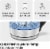 Chefman Electric Glass Kettle with Tea Infuser - Stainless Steel Perspective: back