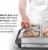 Chefman Stainless Steel Electric Buffet Server & Warming Tray Perspective: back