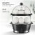 Chefman Electric Double Decker Egg Cooker Boiler - Black Perspective: back