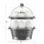 Chefman Electric Double Decker Egg Cooker Boiler - Gray Perspective: back