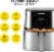Chefman TurboFry Stainless Steel Air Fryer - Silver Perspective: back