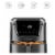 Chefman TurboFry Touch Digital Air Fryer - Black Perspective: back