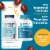 SmartyPants Men's Plus Multivitamin & Omegas Gummies with Vitamins C, D3, B12 & Zinc Perspective: back