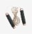 Oak and Reed Weighted Metallic Jump Rope, Rose Gold Perspective: back
