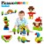 PicassoTiles Magnetic Puzzle Cubes 108 Pieces PMC108 with FREE Ideabook Perspective: back