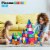 PicassoTiles 80 Piece Magnetic Building Block Set w Car Perspective: back